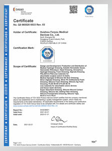 ISO 13485-Zertifikat